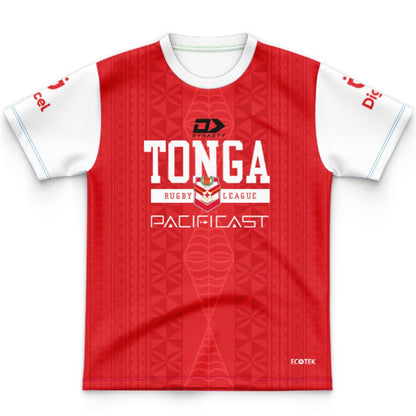 Mate Ma'a Tonga Kids Red Training Jersey