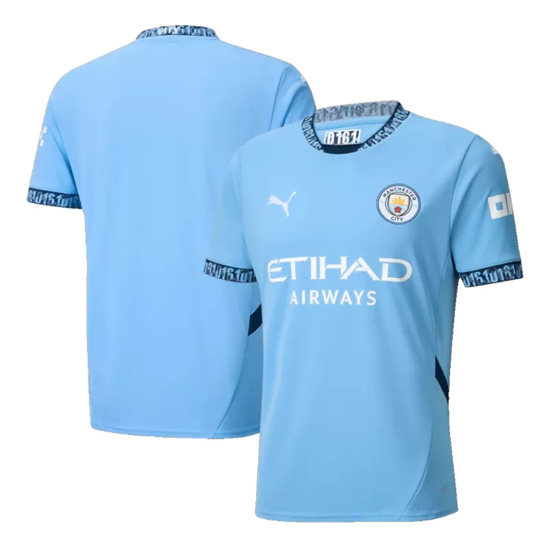 Manchester City 2024/25 De Bruyne # 17 Home Jersey Shirt