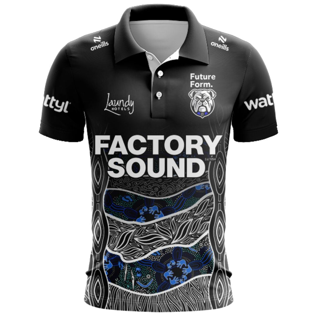 Canterbury Bankstown Bulldogs 2026 Indigenous Training Polo Shirt