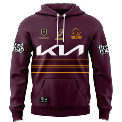Brisbane Broncos 2025 Premiers Home Hoodie