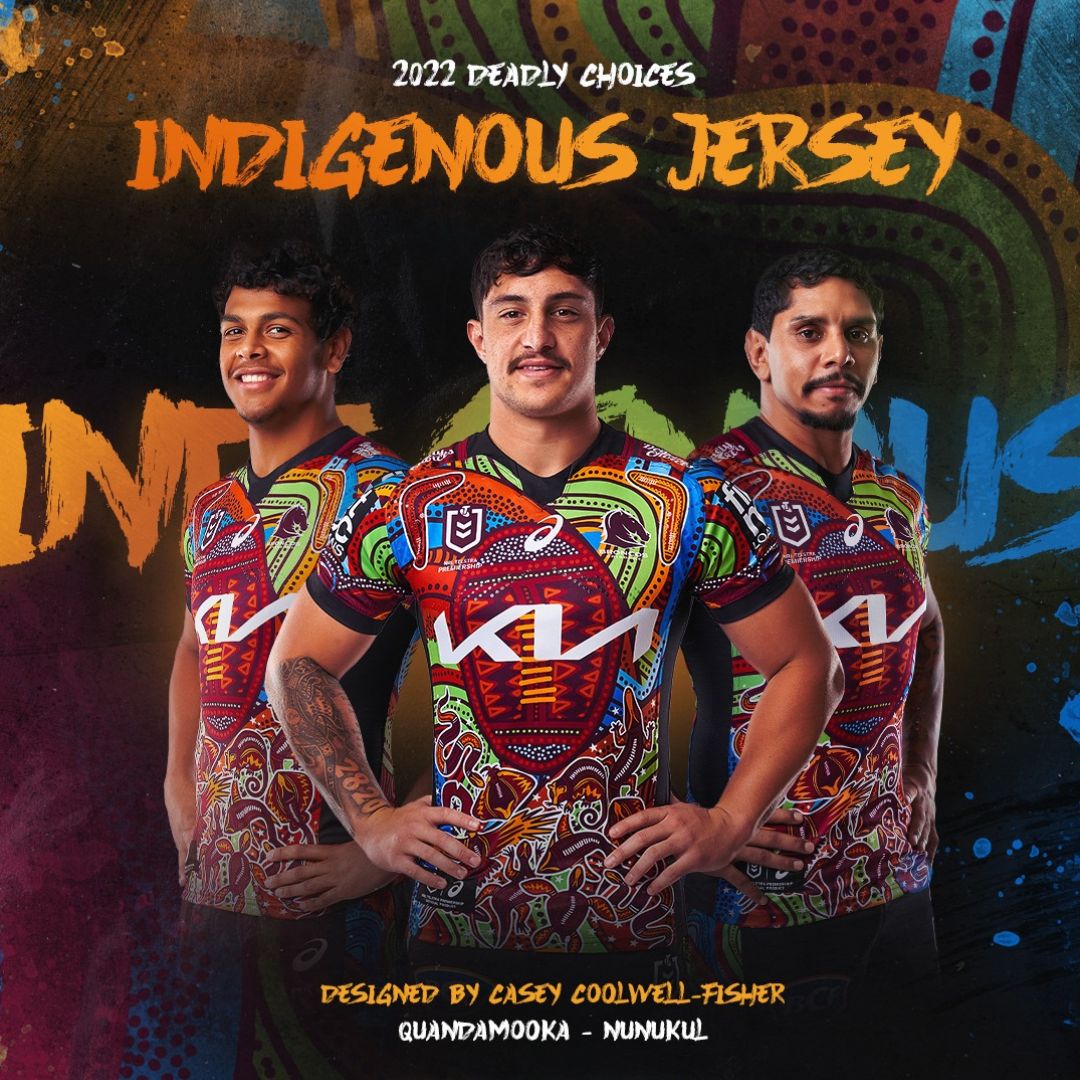 Brisbane Broncos 2022 Indigenous Jersey