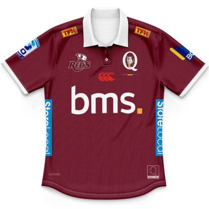 Queensland Reds 2026 Kids Polo Shirt
