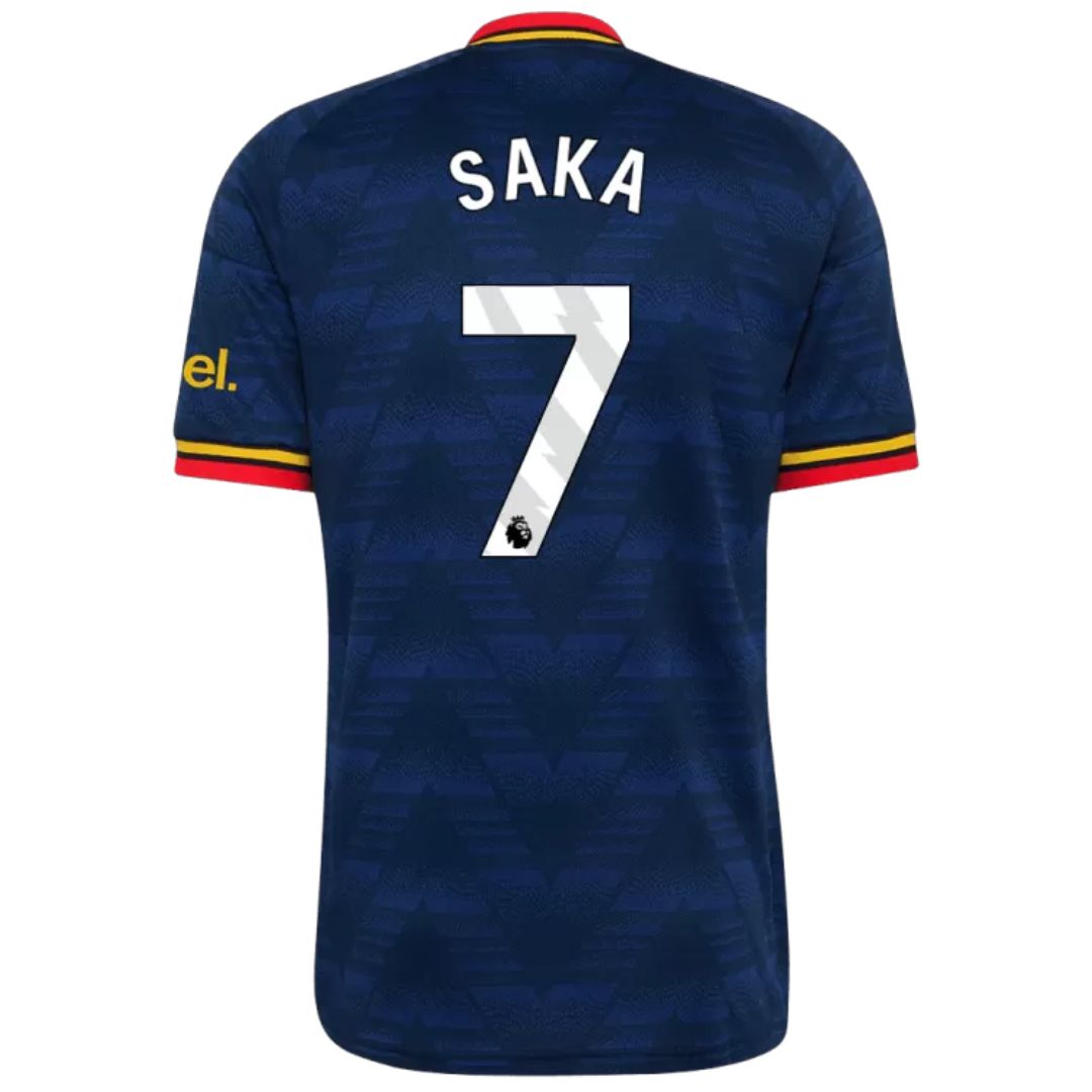 Arsenal Gunners 2026/27 Saka #7 Away Jersey Shirt
