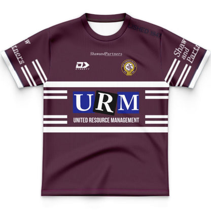 Manly Warringah Sea Eagles 2026 Kids Maroon Training Jersey
