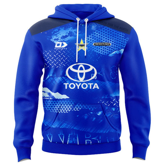 North Queensland Cowboys 2026 Blue Training Hoodie