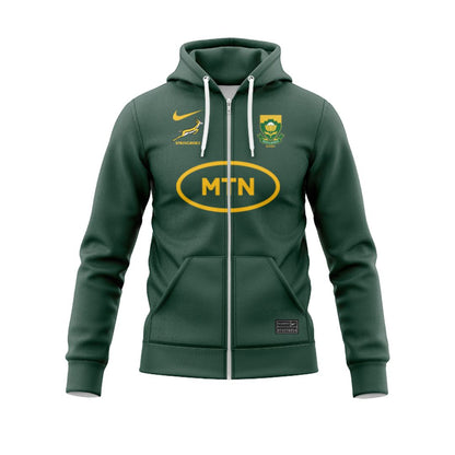 South Africa Springboks 2024 Home Hoodie with Zipper