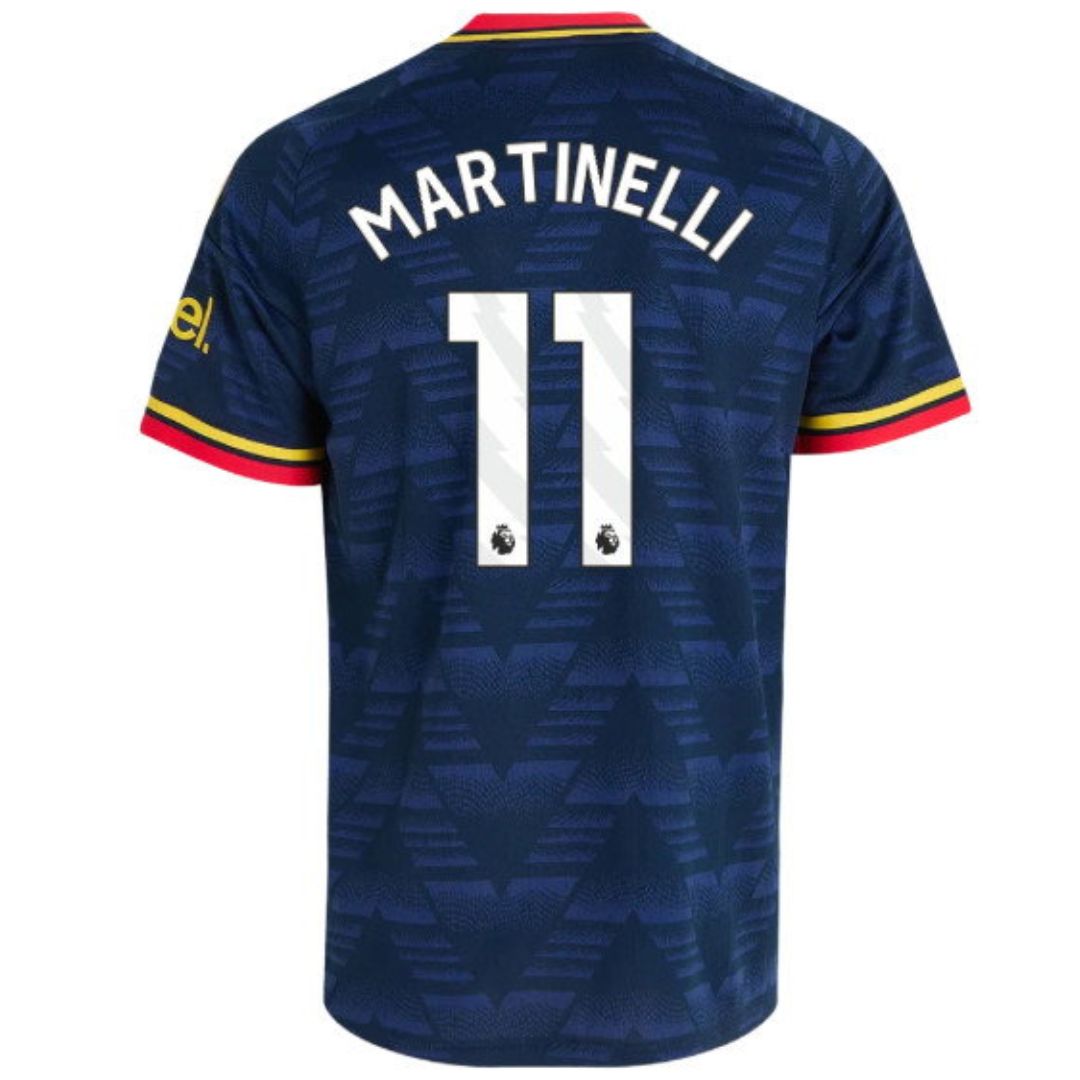 Arsenal Gunners 2026/27 Martinelli #11 Away Jersey Shirt