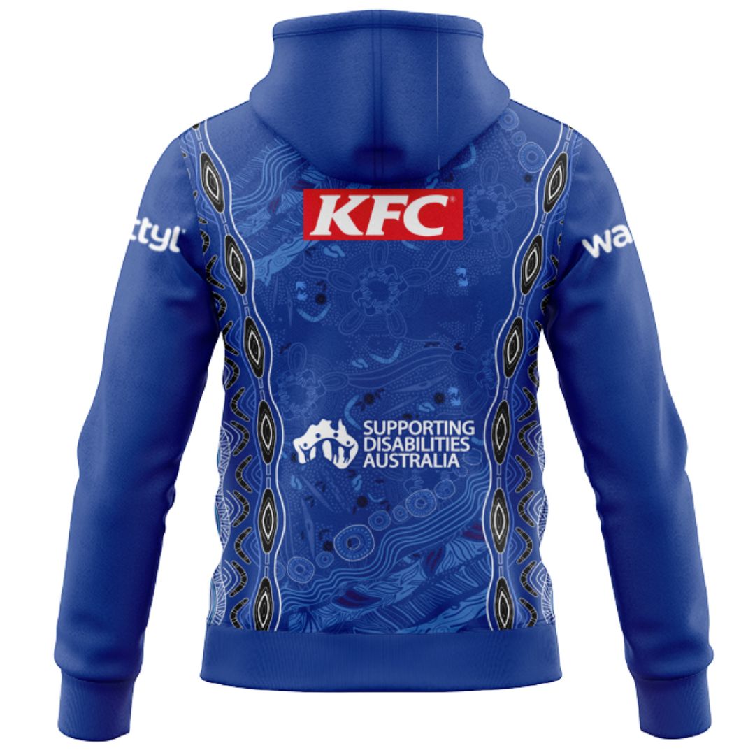 Canterbury Bankstown Bulldogs 2026 Indigenous Hoodie with Zipper