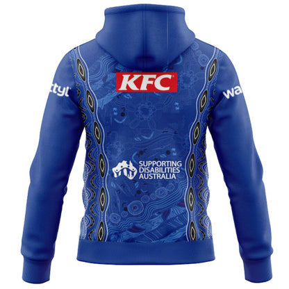 Canterbury Bankstown Bulldogs 2026 Indigenous Hoodie with Zipper