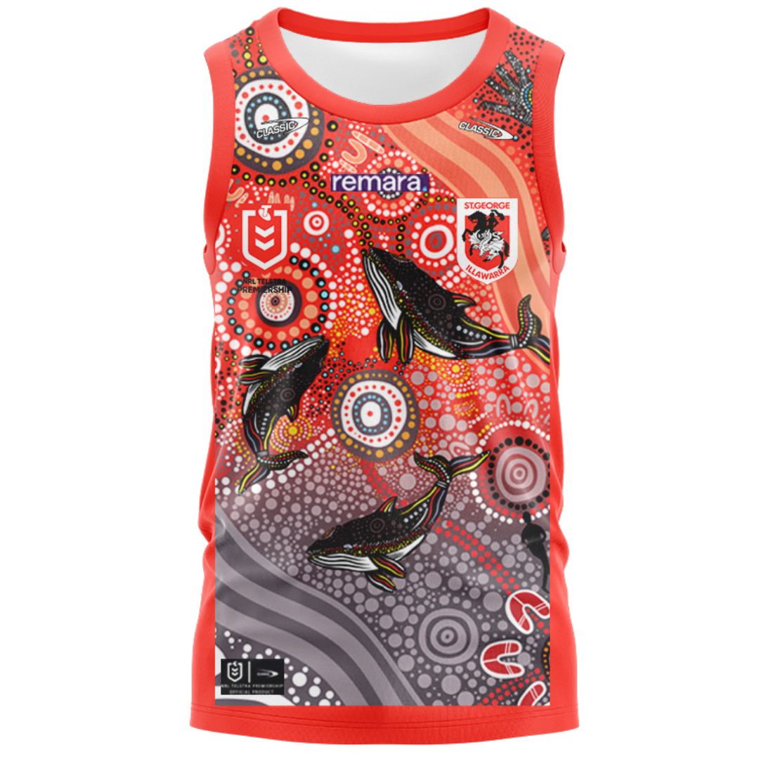 St George Illawarra Dragons 2026 Indigenous Singlet