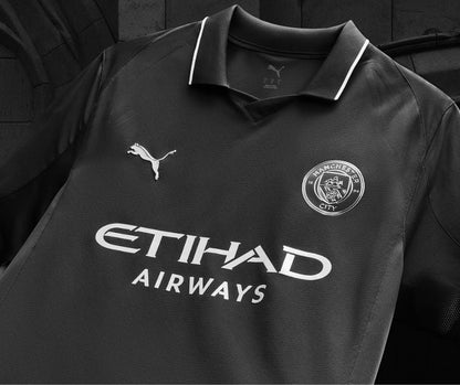 Manchester City 2025/26 Player's Edition Long Sleeve Away Jersey Shirt