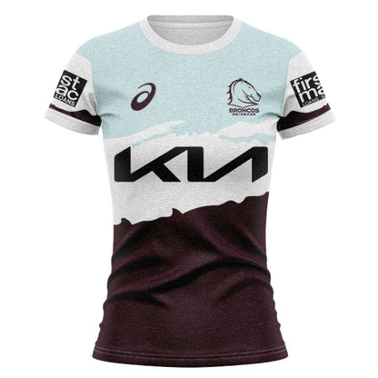 Brisbane Broncos 2024 Women's Captains Run Shirt