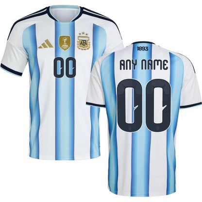 Argentina 2026 World Cup Home Jersey (Add any Name and Number)