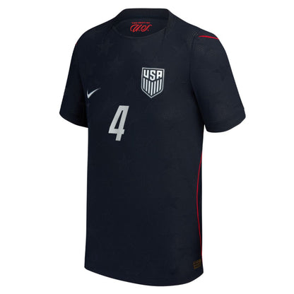 United States 2026 World Cup Adams #4 Away Jersey Shirt