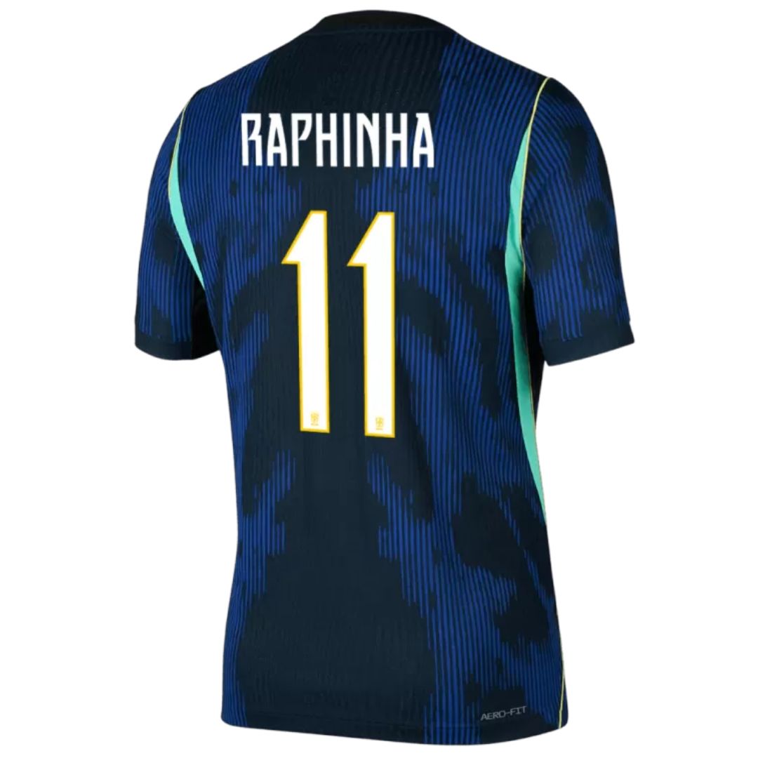Brazil 2026 World Cup Raphinha #11 Away Jersey Shirt