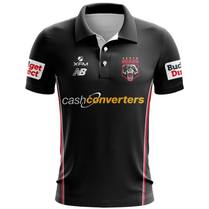 Perth Bears 2027 Black Training Polo Shirt