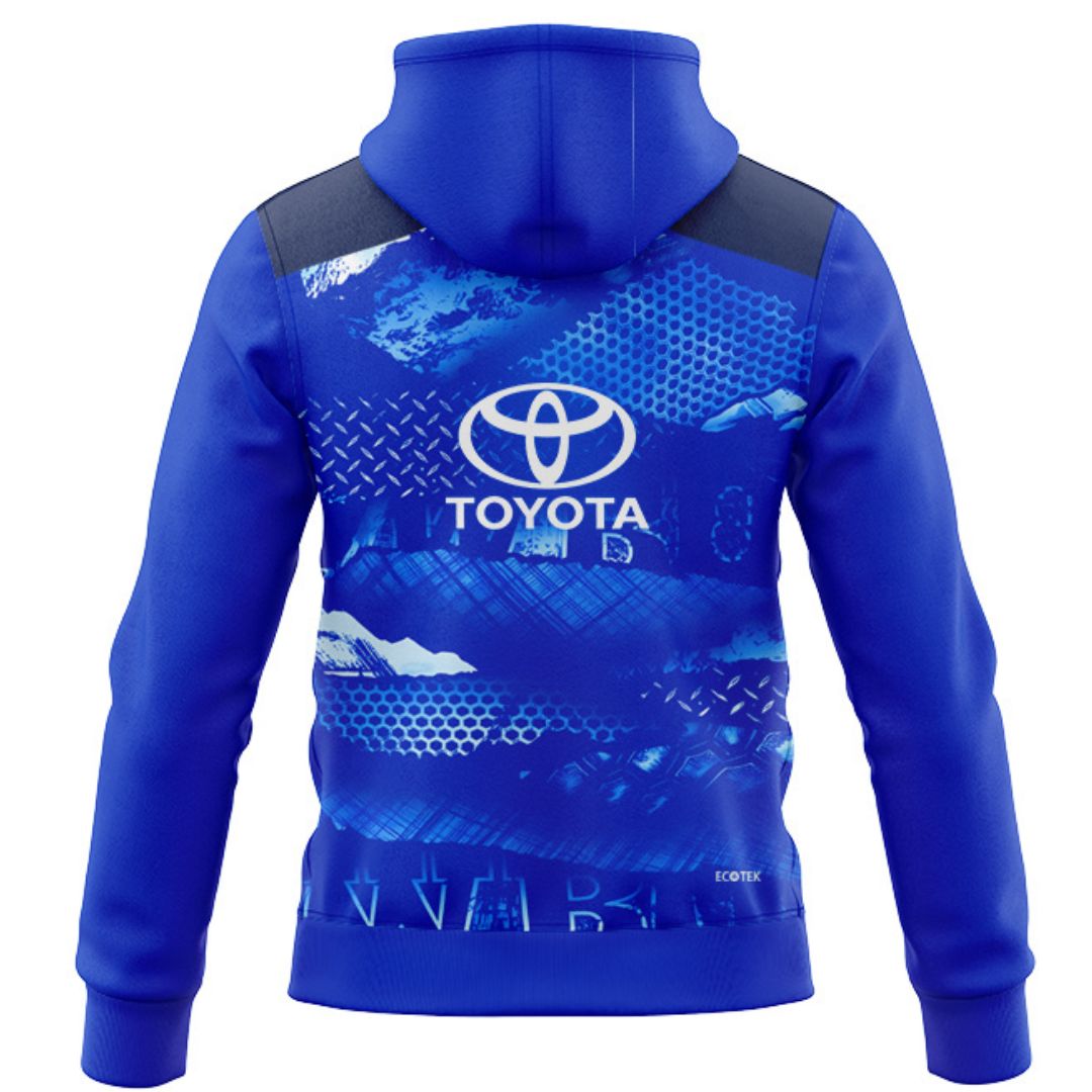 North Queensland Cowboys 2026 Blue Training Hoodie with Zipper