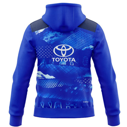North Queensland Cowboys 2026 Blue Training Hoodie with Zipper