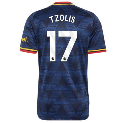 Arsenal Gunners 2026/27 Tzolis #17 Away Jersey Shirt