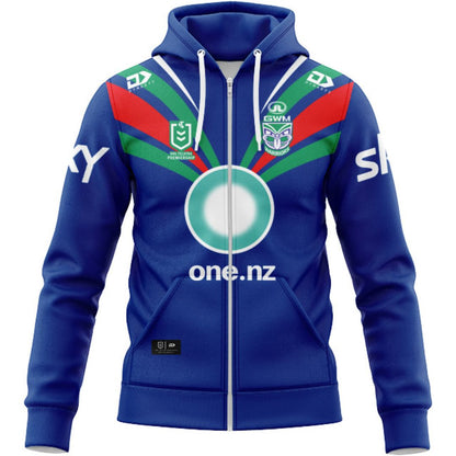New Zealand Warriors 2026 Home Hoodie with Zipper