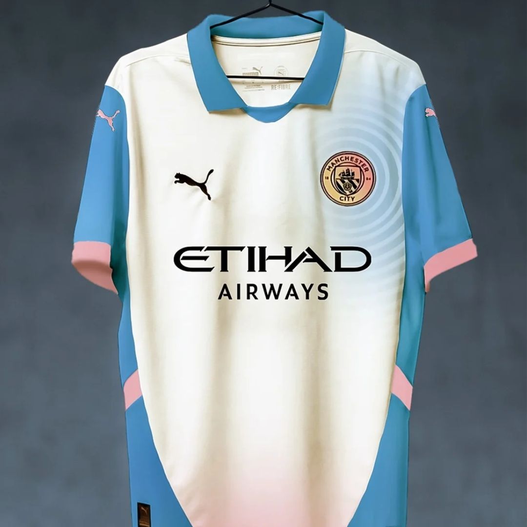 Manchester City 2024/25 Fourth Jersey Shirt designed by Noel Gallagher