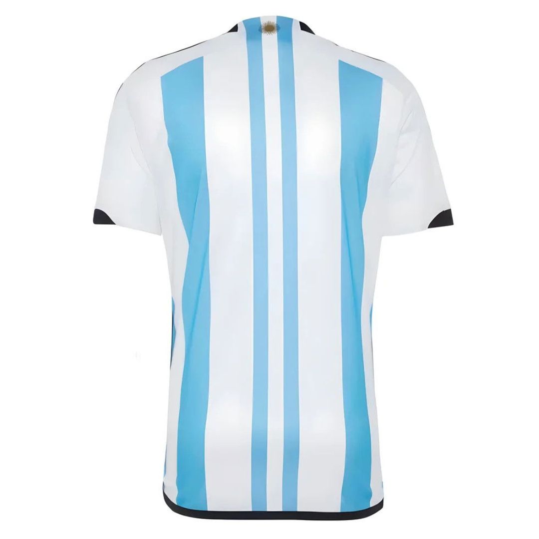 Argentina 2022/23 World Cup Home Kit - Includes Shirt, Shorts & Socks (3 Stars)