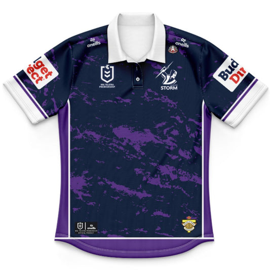Melbourne Storm 2026 Kids ANZAC Polo Shirt