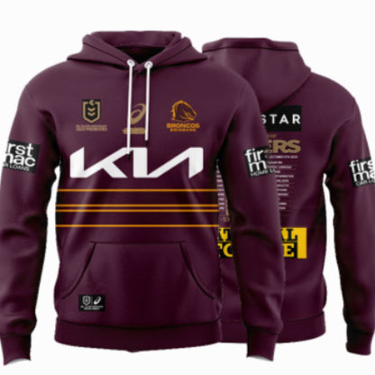 Brisbane Broncos 2025 Premiers Home Hoodie