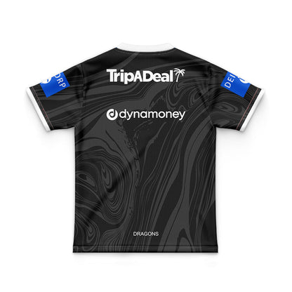 St George Illawarra Dragons 2025 Kids Charcoal Jersey