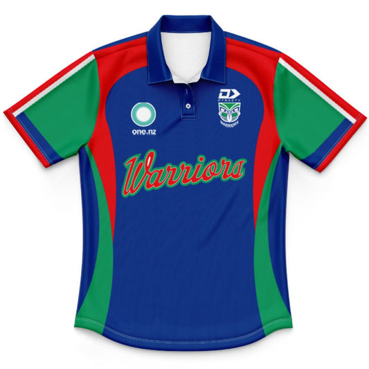 New Zealand Warriors 2026 Kids Warm Up Polo Shirt