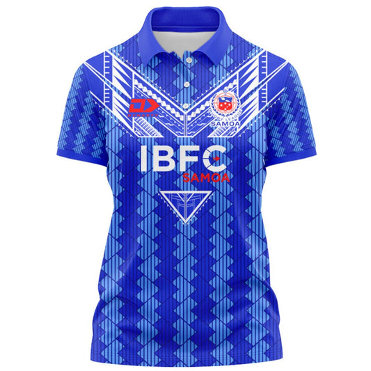 Toa Samoa 2024 Women's Rugby League Home Polo Shirt