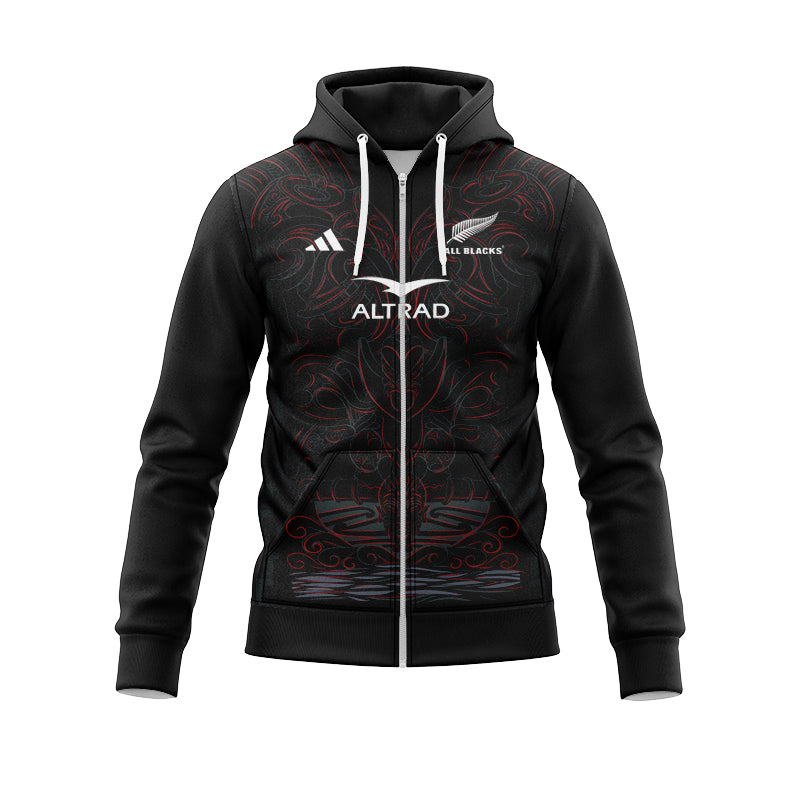 New Zealand Māori All Blacks 2025 Hoodie with Zipper
