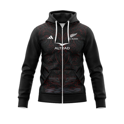 New Zealand Māori All Blacks 2025 Hoodie with Zipper