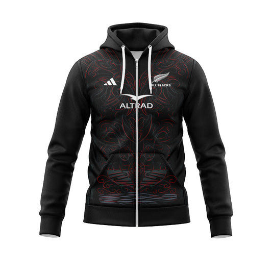 New Zealand Māori All Blacks 2025 Hoodie with Zipper