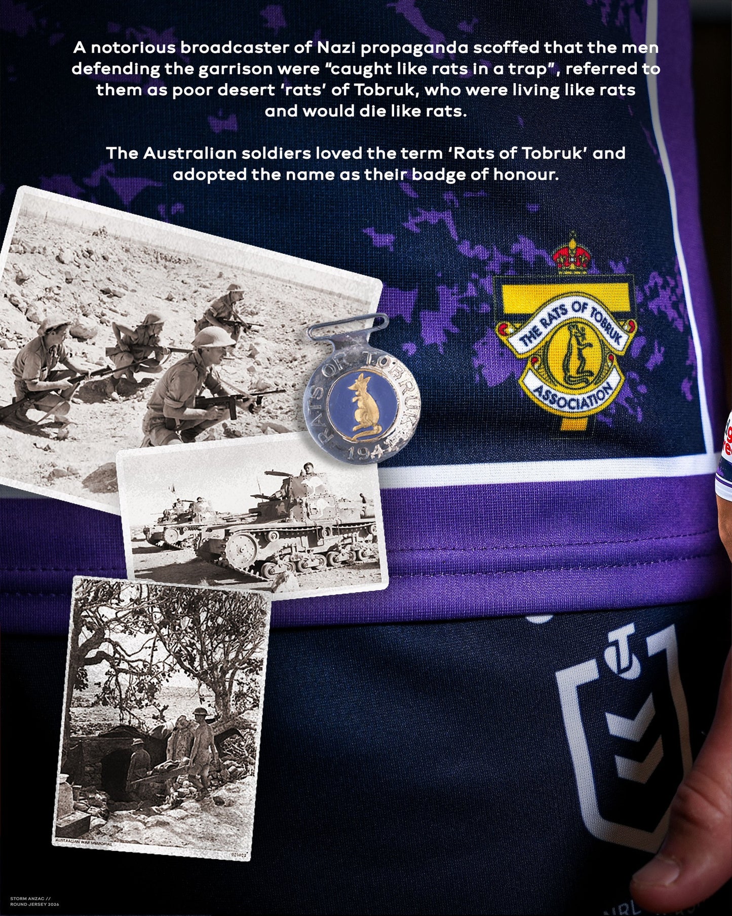 Melbourne Storm 2026 ANZAC Jersey