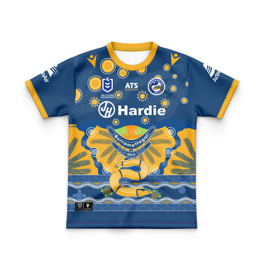 Parramatta Eels 2025 Kids Indigenous Jersey