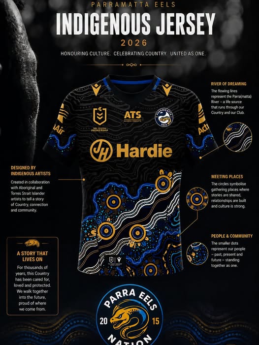 Parramatta Eels 2026 Indigenous Jersey