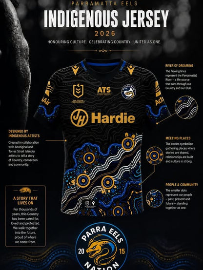 Parramatta Eels 2026 Indigenous Jersey