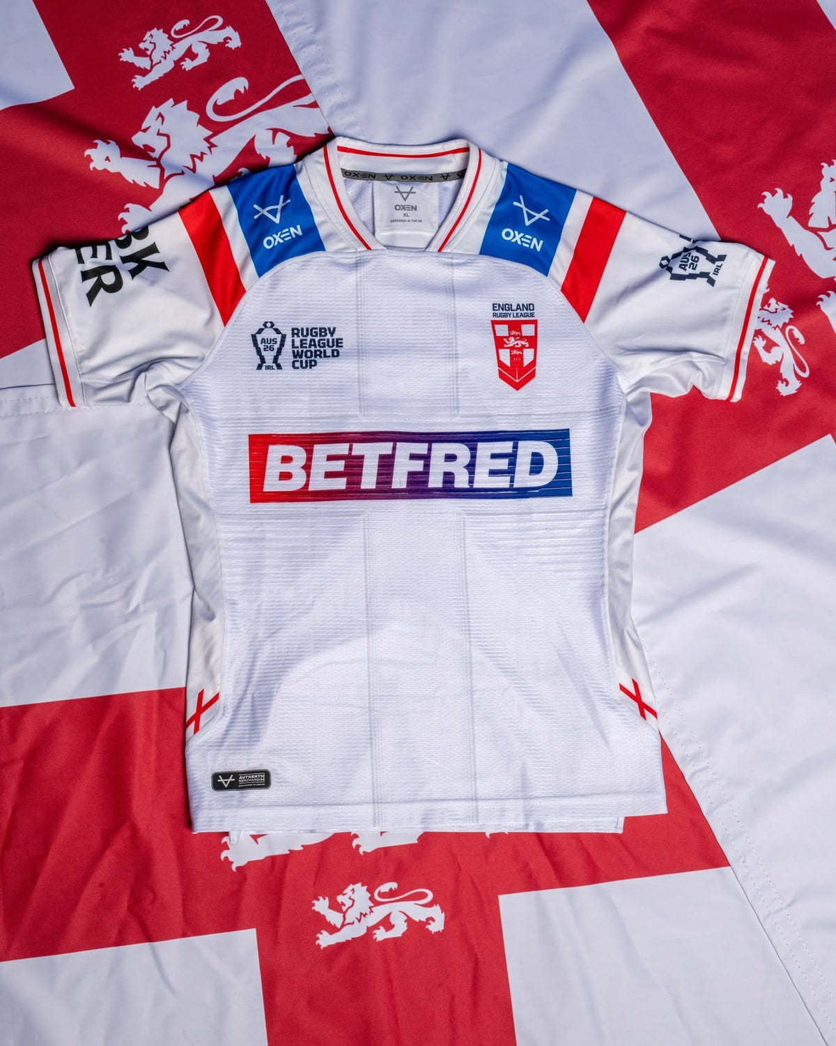 England 2026 Rugby League World Cup Home Jersey