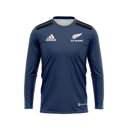 New Zealand All Blacks 2022 Long Sleeve Grey Training Shirt