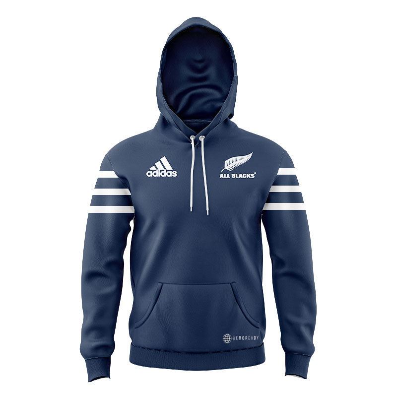 New Zealand All Blacks 2022 Kids Grey Training Hoodie