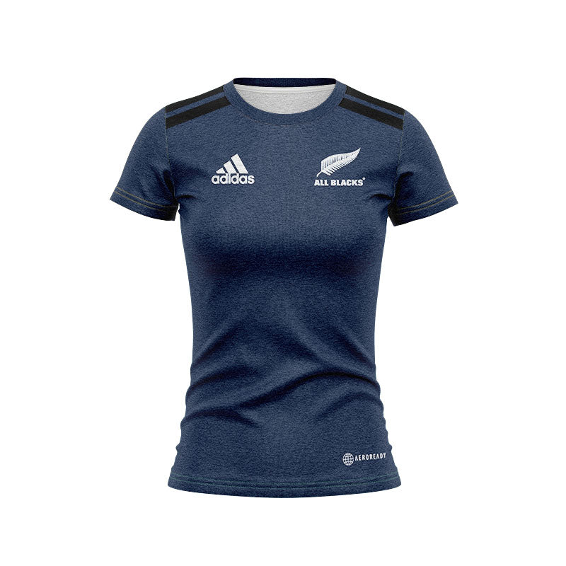 New Zealand All Blacks 2022 Women's Grey Training Shirt