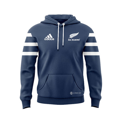 New Zealand All Blacks 2022 Rugby Grey Training Hoodie