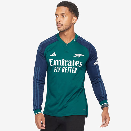 Arsenal Gunners 2023/24 Long Sleeve Third Jersey Shirt Kit
