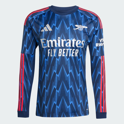 Arsenal Gunners 2025/26 Long Sleeve Player's Edition Away Jersey Shirt