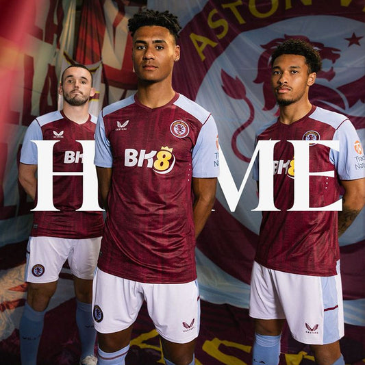 Aston Villa 2023/24 Home Jersey Shirt Kit