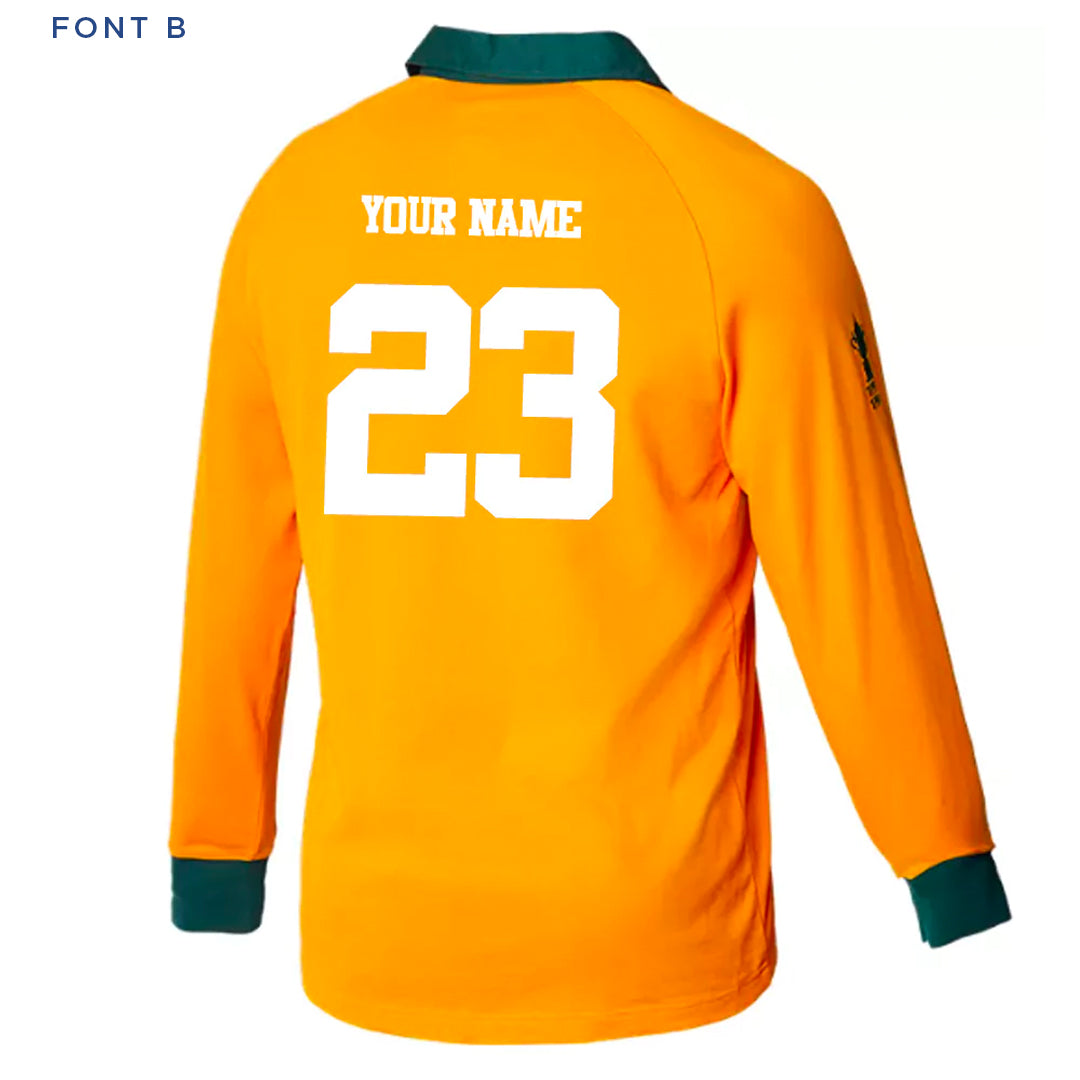Australia Wallabies 2023 Rugby World Cup Long Sleeve Jersey