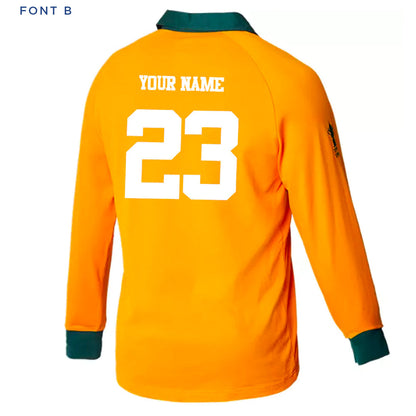 Australia Wallabies 2023 Rugby World Cup Long Sleeve Jersey