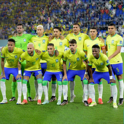 Brazil 2022 World Cup Home Kit - Includes Shirt Shorts & Socks