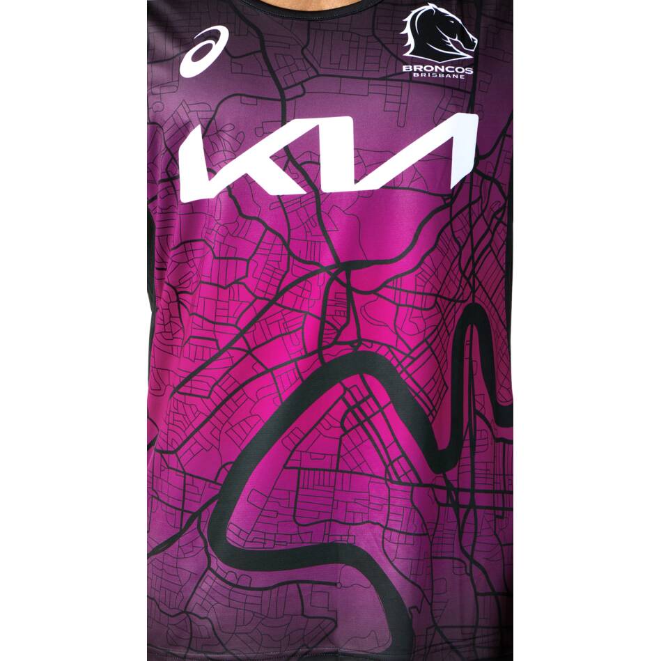 Brisbane Broncos 2025 River City Training Singlet